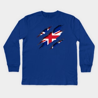 Great Britain Shredding Kids Long Sleeve T-Shirt